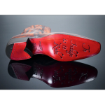 'Nude' Apron front zip boot