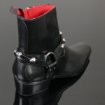 Carlito K978-'WILD SIDE' Skull charm harness zip boot