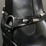 Carlito K978-'WILD SIDE' Skull charm harness zip boot