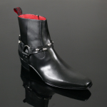 Carlito K978-'WILD SIDE' Skull charm harness zip boot