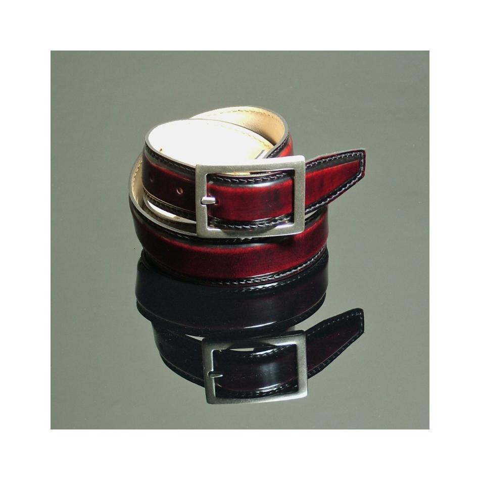Claudio - SHADE BURGUNDY - Rub off belt
