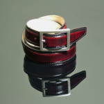 Claudio - SHADE BURGUNDY - Rub off belt