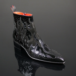 Dilettante 'Hellfire' Flame Zip Boot