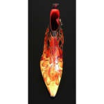 Dilettante 'Hellfire' Flame Zip Boot