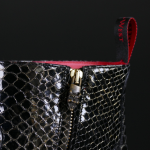 Dilettante 'The Duke' Buckle detail zip boot