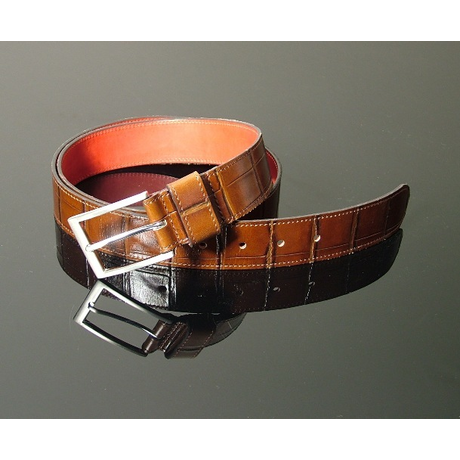 Dirk Jeans Belt - Tan Croc