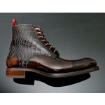 Hutchence 'Wasted' Military style Derby boot