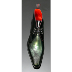 Moon 'Eye' Peacock feather Chukka Boot