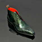 Moon 'Eye' Peacock feather Chukka Boot