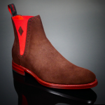 Page 'Blenheim' Plain front suede Chelsea boot