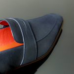 Soprano K630 D'ELEGANCE Navy Suede Saddle slip on