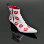 Sylvian K676 'LIPSYNC' Lipstick Zip boot