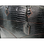 The 'O'Toole' Suit Carrier - Black Croc